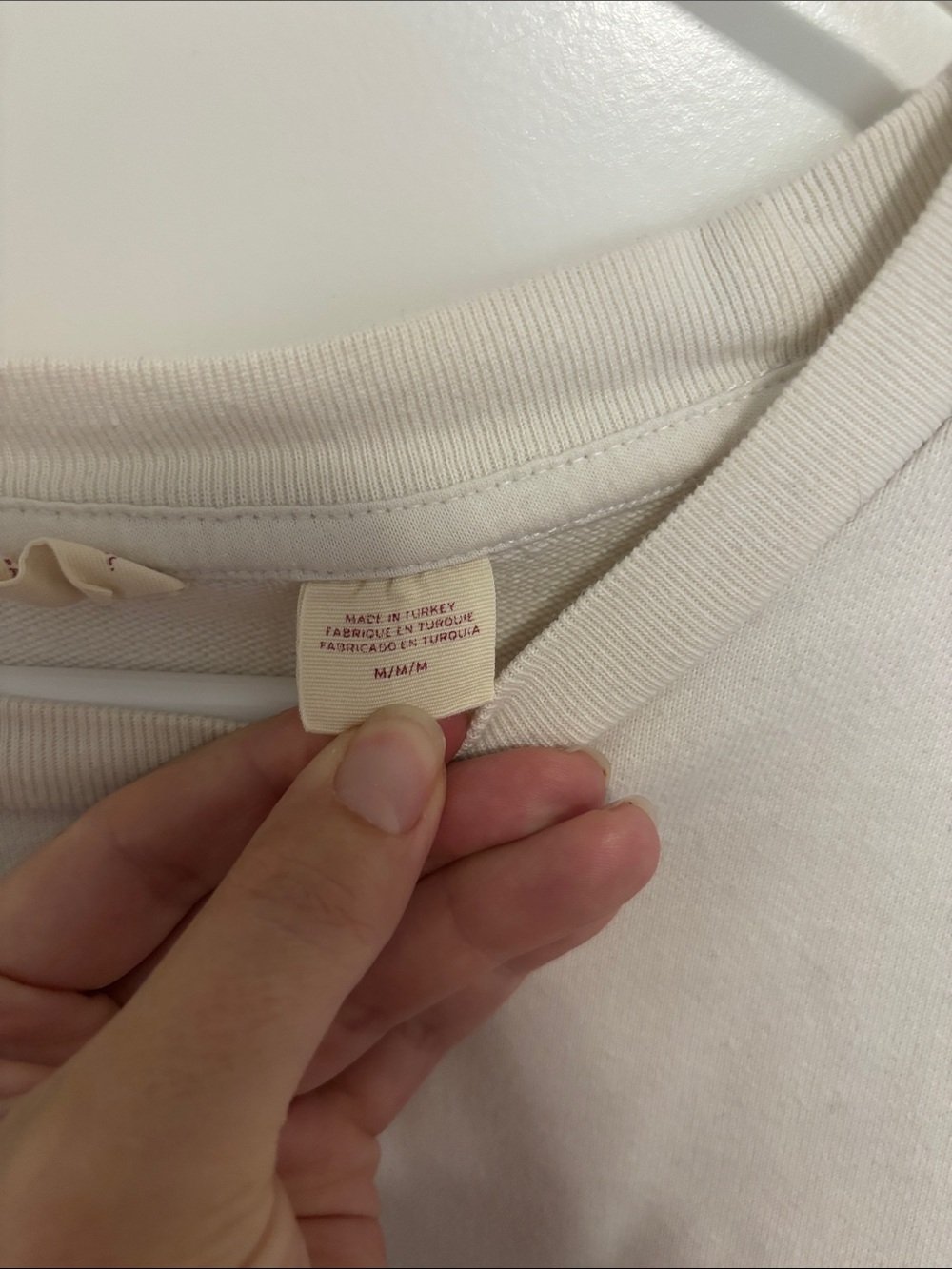 Levi's Cream Crewneck Sweater with Nature Deer Graphic - Picture 2 of 4